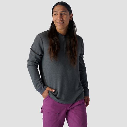 Stoic - Wicking Waffle Long-Sleeve Henley - Men's