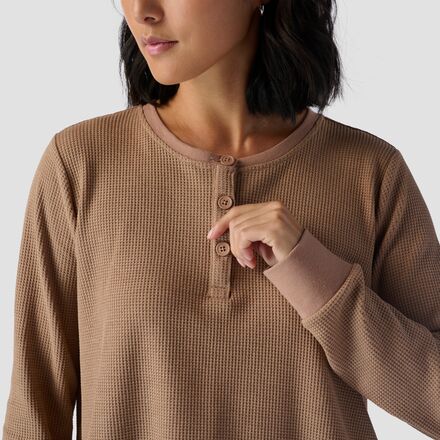 Stoic - Wicking Waffle Long-Sleeve Henley - Women's