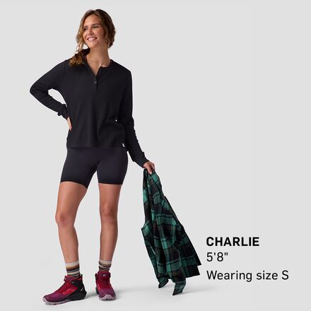 Stoic - Wicking Waffle Long-Sleeve Henley - Women's