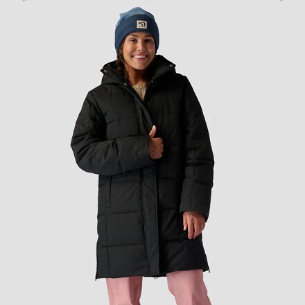 Stoic - Insulated Snap Front Parka - Women's - Black