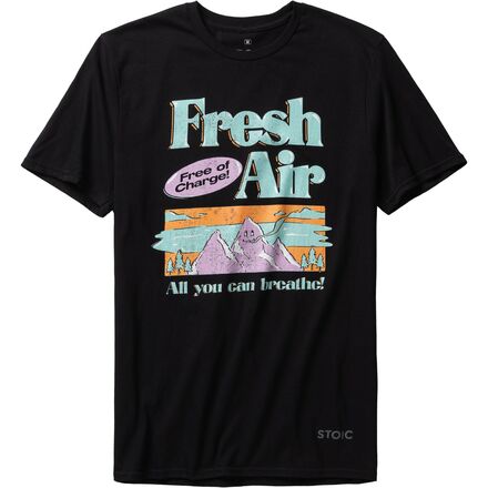 Stoic - Fresh Air T-Shirt - Black