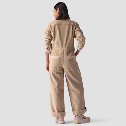 Stoic - Wide Leg Corduroy Jumpsuit - Women's