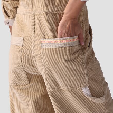 Stoic - Wide Leg Corduroy Jumpsuit - Women's