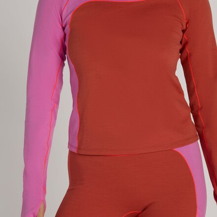 Seniq - Wool Sculpt Merino Baselayer Mock Neck Top - Women's