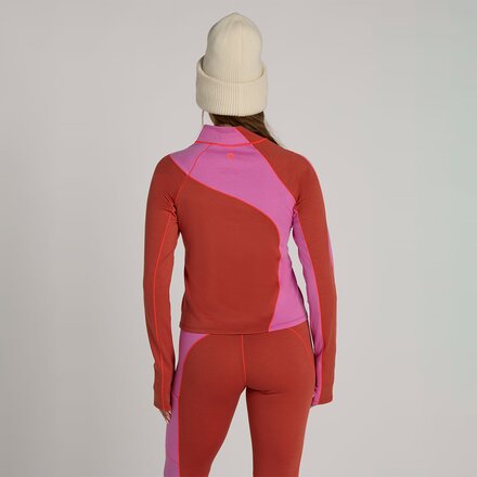 Seniq - Wool Sculpt Merino Baselayer Mock Neck Top - Women's