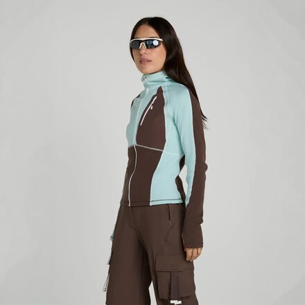 Seniq - Joytrek Grid Fleece Full-Zip Hoodie - Women's