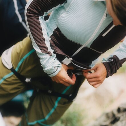 Seniq - Joytrek Grid Fleece Full-Zip Hoodie - Women's