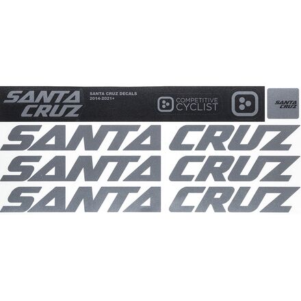 Stikrd - Santa Cruz 2018-2020 Decal Kit - Chrome