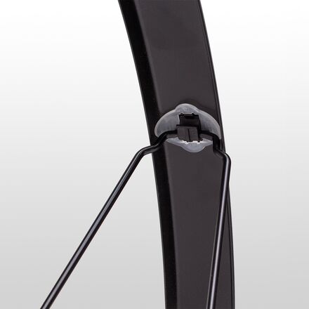 SKS Edge AL Aluminium Mudguards 28 Inch 45mm - Road Bike Front & Rear Set, Black, Permanent Fit