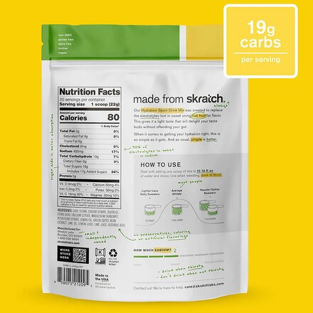 Skratch Labs - Hydration Sport Drink Mix - 20-Serving Bag