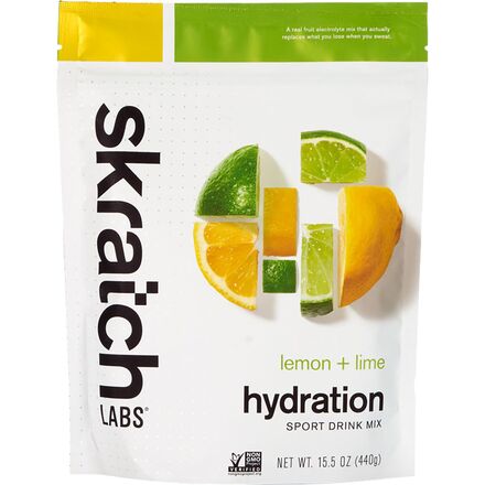 Skratch Labs - Hydration Sport Drink Mix - 20-Serving Bag - Lemon-Lime