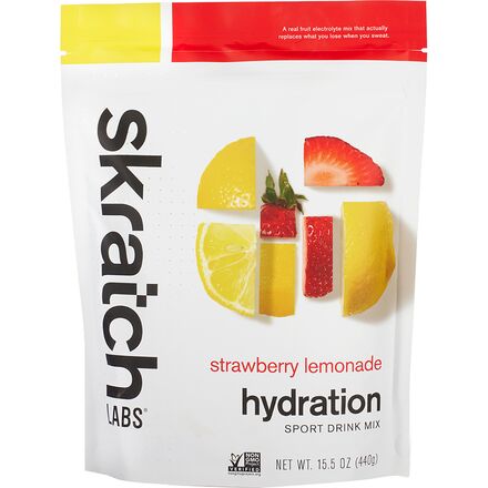 Skratch Labs - Sport Hydration Drink Mix - 20-Serving - Strawberry Lemonade