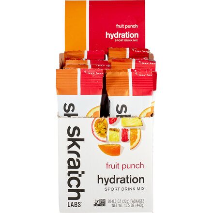 Skratch Labs - Hydration Sport Drink Mix - 20-Pack - Fruit Punch