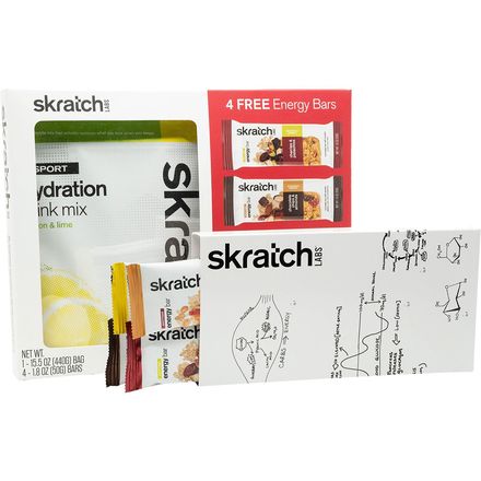Skratch Labs - Sport Hydration Drink Mix w/ 4 Free Energy Bars