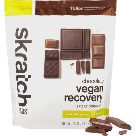 Skratch Labs - Sport Recovery Vegan Drink Mix - 12-Serving - Chocolate
