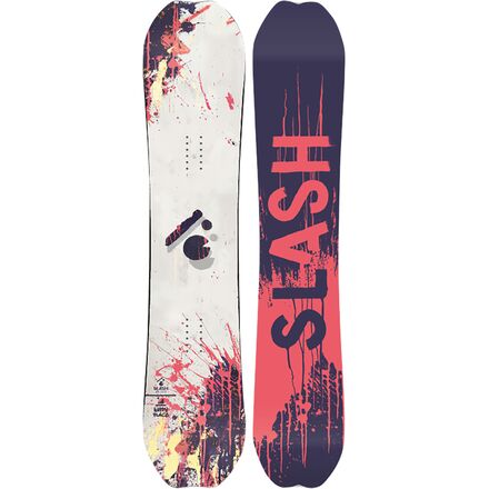 Slash - Happy Place Snowboard - 2024 - White/Multi