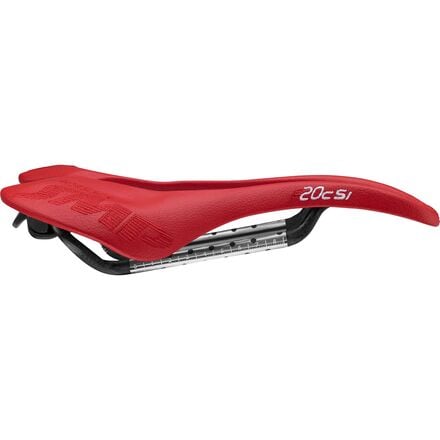 Selle SMP - F20C s.i. With Carbon Rail Saddle - Red