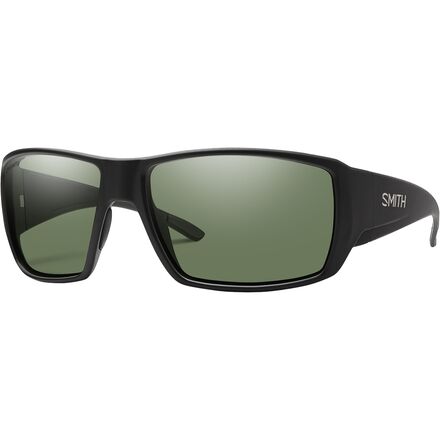 Smith - Guide's Choice ChromaPop+ Polarized Sunglasses - Matte Black ChromaPop Polarized Gray Green Lens