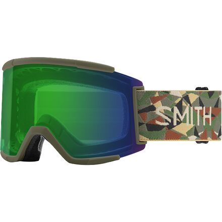 Smith - Squad XL ChromaPop Goggles - Alder Geo Camo/ChromaPop Everyday Green Mirror