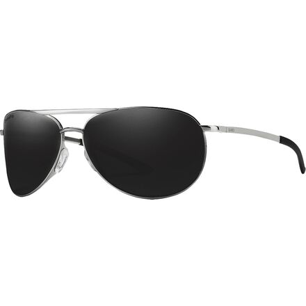 Smith - Serpico 2 Slim ChromaPop Polarized Sunglasses - Silver/Polarized Platinum
