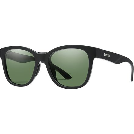 Smith - Caper ChromaPop Polarized Sunglasses - Women's - Matte Black/Polarized Gray Green