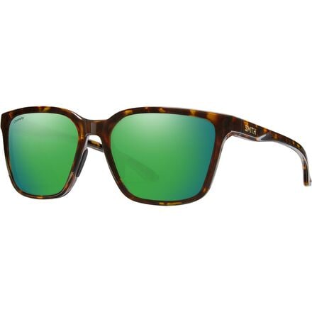 Smith - Shoutout CORE Polarized Sunglasses - Vintage Tort/ChromaPop Glass Polarized Green Mirror