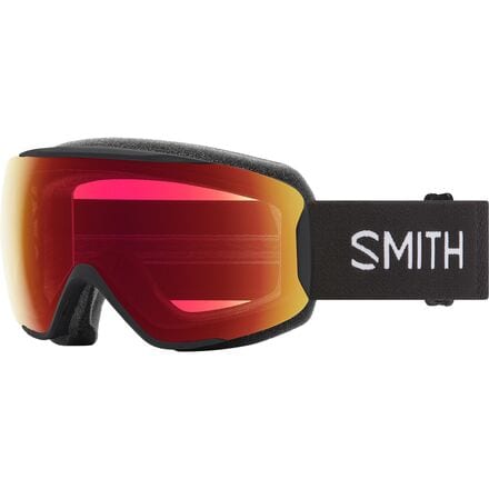 Smith - Moment Asia Fit Goggles - Black/ChromaPop Photochromic Red Mirror