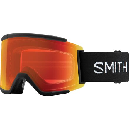 スキー・スノーボードアクセサリー SMITH SQUAD XL Photo ChromaPop Smith Squad XL Snow Goggles, Granite Blue Frame, ChromaPop