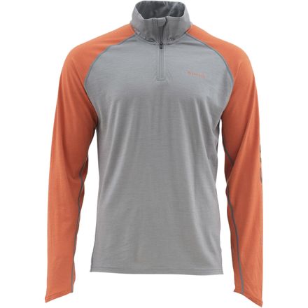 Simms - Ultra-Wool Core 1/4-Zip Fleece Jacket - Men's - Simms Orange
