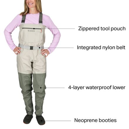 Simms Tributary Stockingfoot Wader - Women's - Fly Fishing