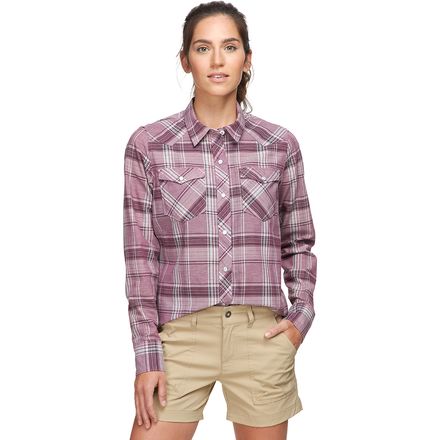 Simms - Ruby River Long-Sleeve Shirt - Women's - Garnet Plaid