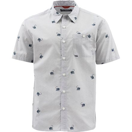 Simms - Tailout Short-Sleeve Shirt - Men's - Cowboy Fly Sterling