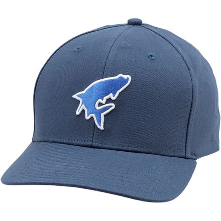 Casquette Simms Big Catch Snapback Noire Unisexe 100% Coton Pêche