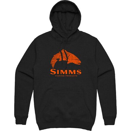 Simms - Wood Trout Fill Hoodie - Men's - Black
