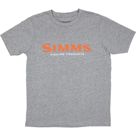 Simms - Logo T-Shirt - Kids' - Dark Grey Heather