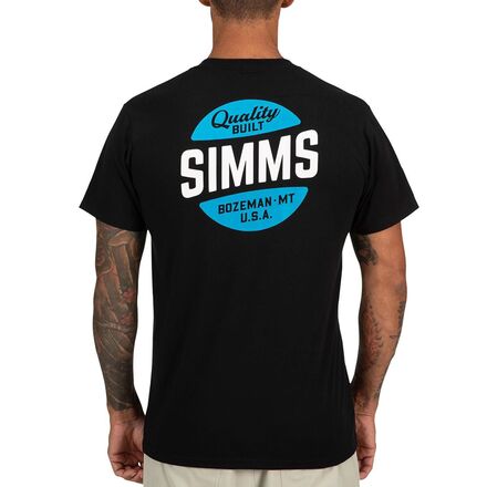 Simms - Quality Built Pocket T-Shirt - Men's - Black