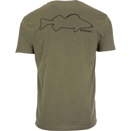 Simms - Walleye Outline T-Shirt - Men's