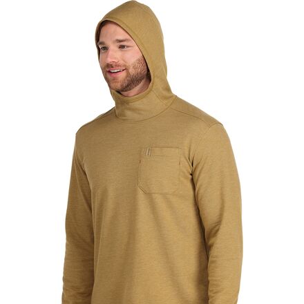 Chemise Manches Longues Simms Henry's Fork - Bleu Marine/heather - Homme M - Neuve