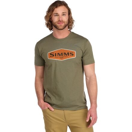 Simms - Simms Logo Frame T-Shirt - Men's - Military Heather