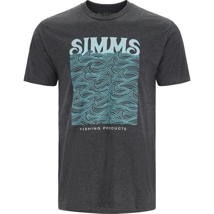 Simms - Simms Wave Short-Sleeve T-Shirt - Men's - Charcoal Heather