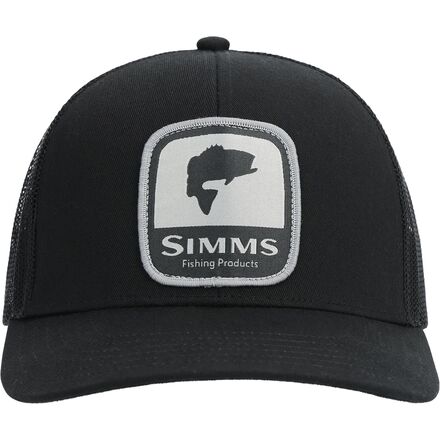 Simms - Double Haul Icon Trucker Hat - Bass Black
