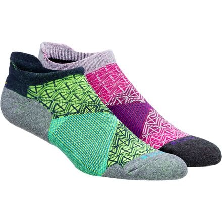 Solmate Socks - Performance Wool Ankle Sock - Grape