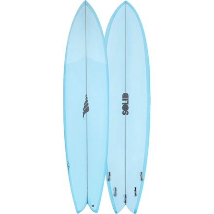 Solid Surfboards - Pescador Midlength Surfboard - Light Blue