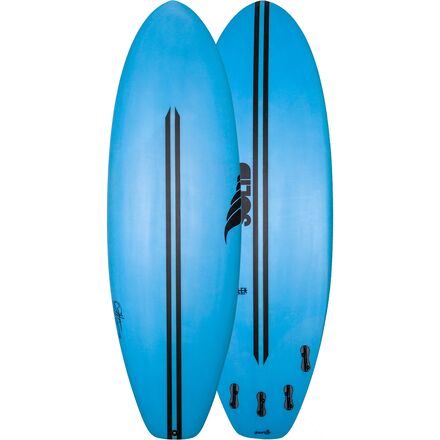 Solid Surfboards - Lunch Break Shortboard Surfboard - Liquid Blue