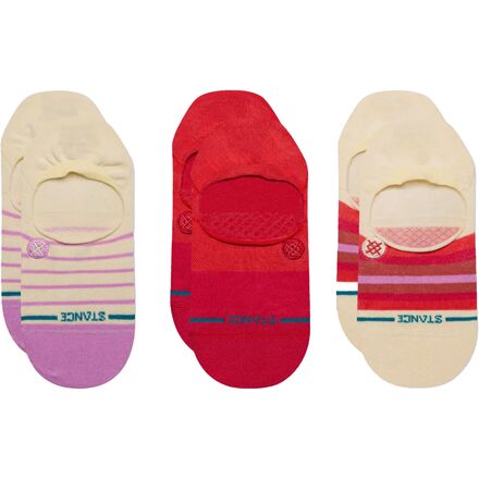 Stance - Fulfilled Cotton No Show Sock - 3-Pack - Pink