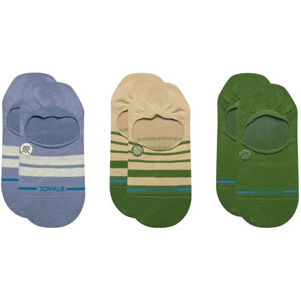 Bonds Logo Cushioned No Show Socks 3 Pack in Multi