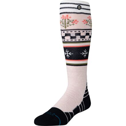 Winter Bloom Mid Crew Sock