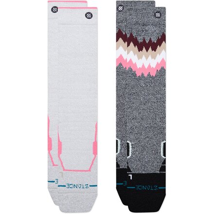 2X Mid Poly Snow Sock - 2-Pack - Women's