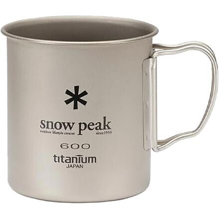 Snow Peak - Titanium Single Wall Cup 600 - One Color