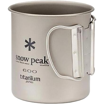 Snow Peak - Titanium Single Wall Cup 600